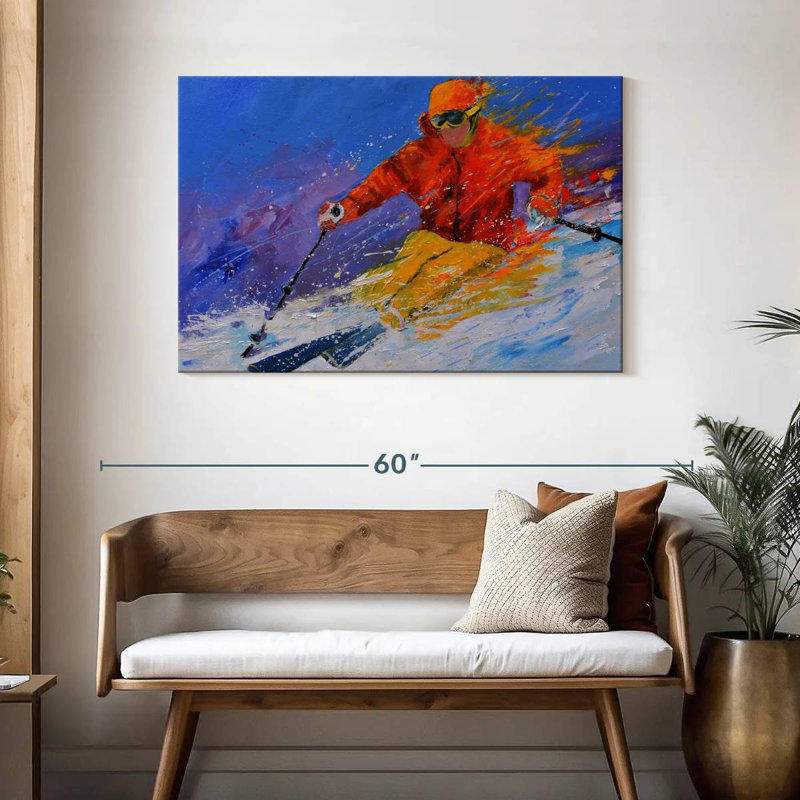 Sirci expert en ski, H 30 po x l 45 po