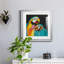 Perroquet ludique - peinture encadrée-1730320453-1730320296