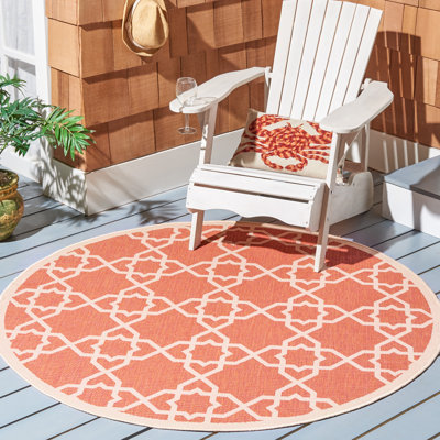 Dirks Performance Geometric Indoor/Outdoor Area Rug