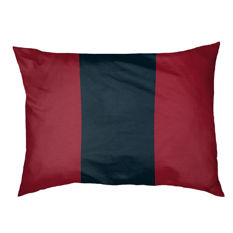 Coussin Arizona, Moyen (l 40 po x P 30 po x H 6,5 po), Rouge/bleu