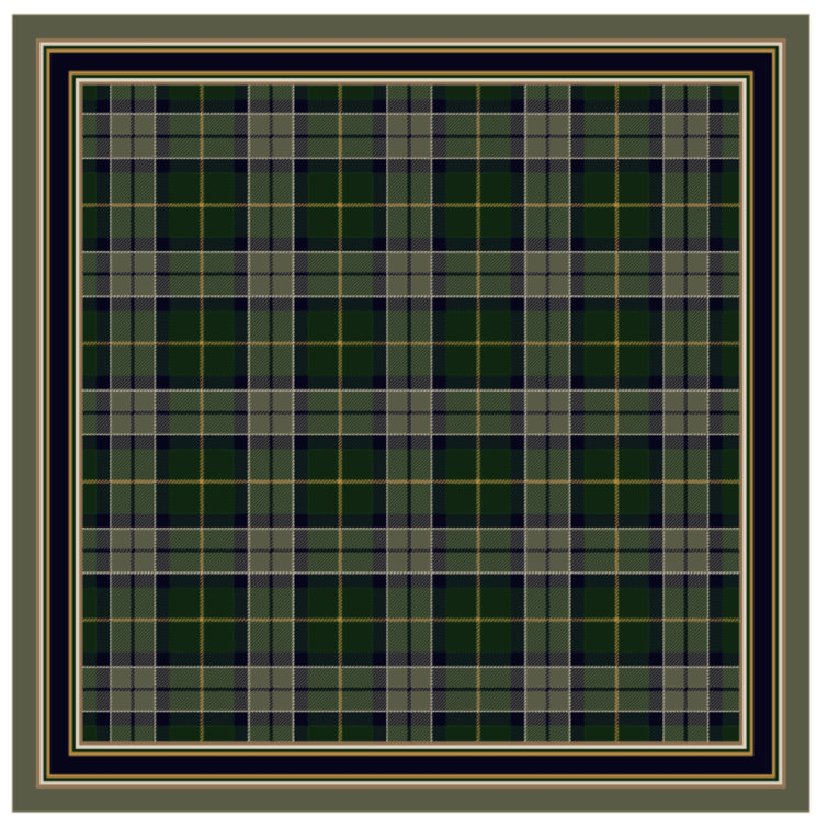 Alminus Signature Magee Tartan Sage Plaid Area Rug