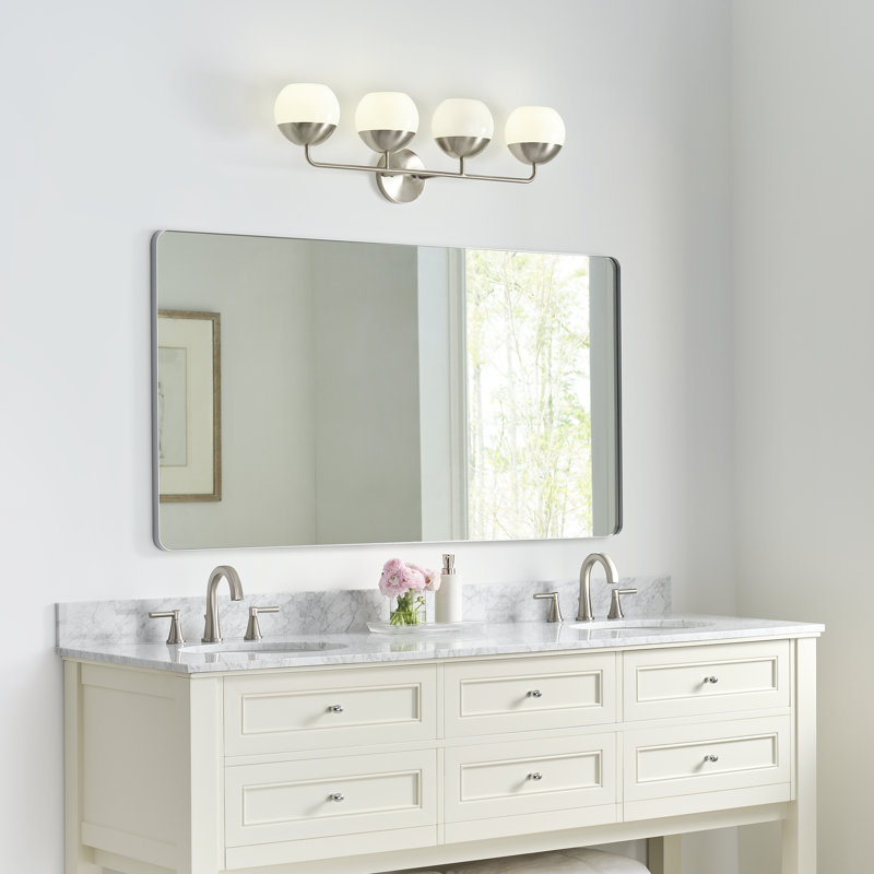 Avoca 4 - Light Dimmable Vanity Light, Brushed Nickel
