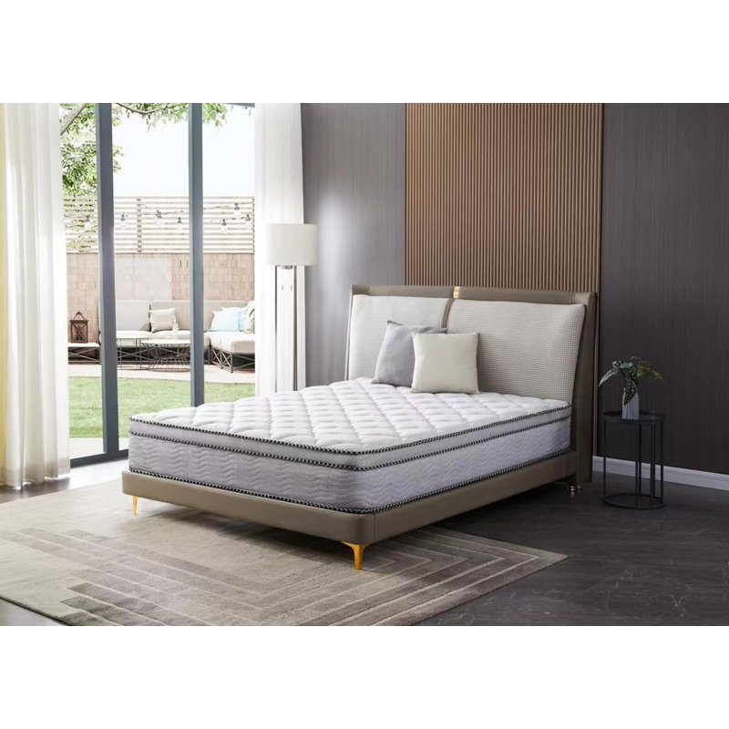 Matelas hybride à plateau-coussin de 12 po Restologie Wave, Double