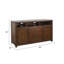Meuble télé Raven, bois d'acajou brun, 66 po-118124014