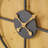 Curlie Solid Wood Wall Clock