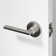 Dune Privacy Door Lever with Push Button and Round Rosette