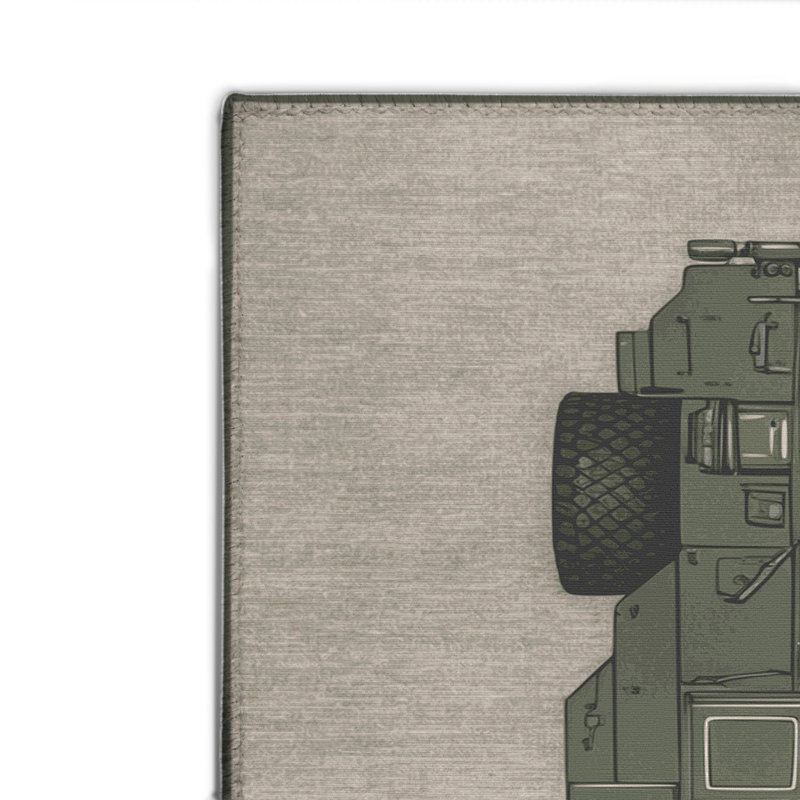 Tapis intérieur et extérieur gris Transport, Rectangulaire 2 pi x 3 pi