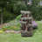 Weather Resistant Cascade Fountain with Lights