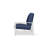 Leeward Marine Grade Polymer Deep Seating Cushion Arm Chair with Hidden Motion-98358930-98358931