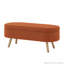 Banc de rangement avec repose-pieds ovale Luxury-404357790