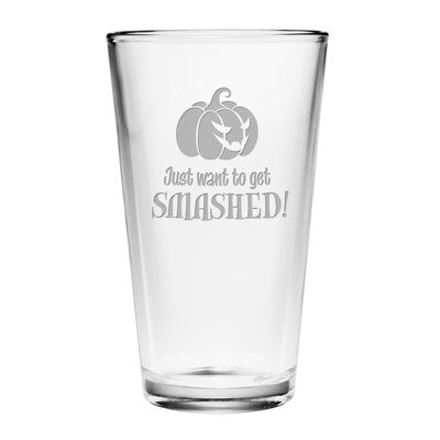 Get Smashed 16oz. Pint Glass Set