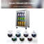 Equator 2.3cf Outdoor/Indoor Refrigerator IPX4 SS Builtin/FS 85 Cans Quiet 42dB