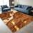 Brown Marble Gold carpet-easy to clean, machine-washable, soft and comfortable; suitable for door mats, kitchens, living rooms, bedrooms, corridors, and laundry areas. Easy to clean, durable carpet for home decoration.-389863073