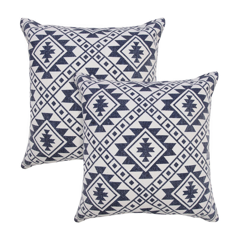 Ensemble de coussins décoratifs en coton Southwestern
