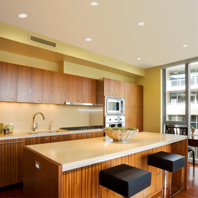2.13" Ultra Slim Selectable CCT Remodel IC Rated LED Canless Recessed Lighting Kit