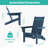 Bruce HDPE Folding Adirondack Chair-1180659098