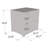Anabella 19.6" Nightstand with High Gloss Finish-1651943551