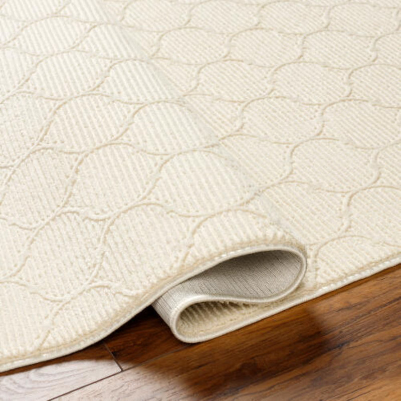 Everaldo Pearl Machine Washable Area Rug, Rectangle 7'7" x 10'