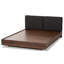Grand lit plateforme tapissier Aadila