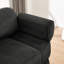 Canapé modulaire surdimensionné en L Cloud Couch Cloud, canapé 3 places avec repose-pieds, coussins de siège confortables et épais, tissu en velours côtelé respirant, noir pour le salon-2047768833-2047768837