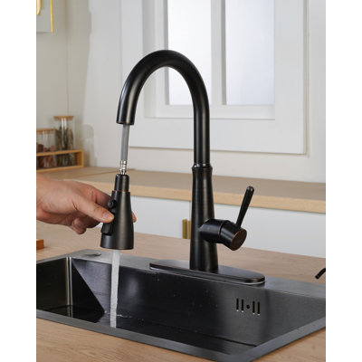 Robinet de cuisine rétractable avec distributeur de savon IVIGA