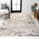 Bille Marbled Abstract Beige/Ivory Rug