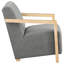 Chaise avec accoudoirs rembourrée Brynnly-875850938