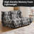 Boneless Bean Bag Chair, Fireside Chair, Loveseat Bean Bag Chair For Adults, Bean Bag Chairs For Teens With High-Resilience Foam, Non-Slip Base Floor Lounge Sofa,Living Room (Cross White-Black, Loveseat)