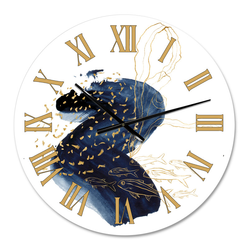 Underwater Marine Life Wall Clock, Small