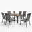 Emy 6 - Person Patio Dining Set with