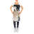 No Pattern Bib Apron