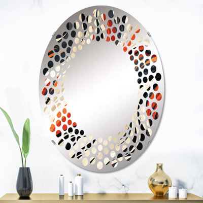 Miroir mural oval