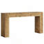 Table d'appoint en bois, table de couloir au design minimaliste, console