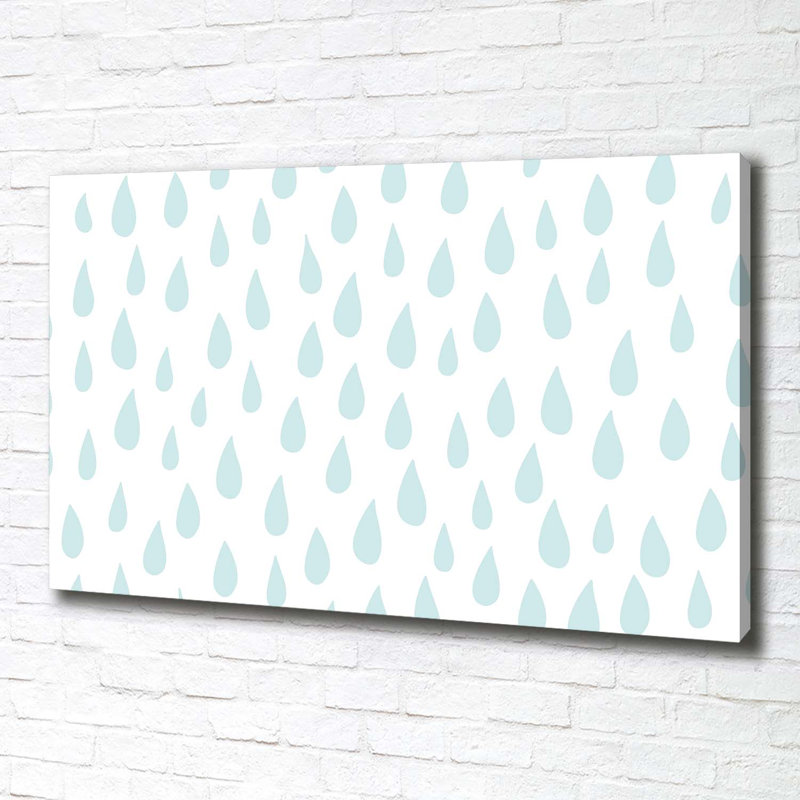 Droplets - Wrapped Canvas Print