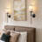 Dimmable Indoor Wall Sconces Iron Wallchiere With Remote Control-788324281