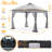11 Ft. W x 11 Ft. D Iron Patio Gazebo with Solar LED Lights-110916859-110916856