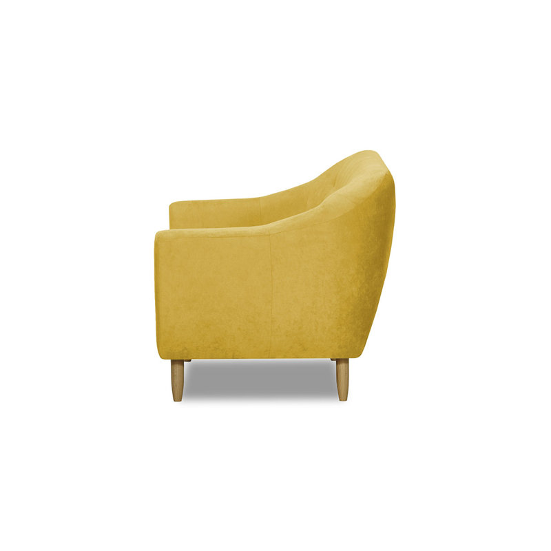 Cabrales 2 Seater Loveseat, Yellow