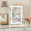 Miroir de coiffeuse à DEL avec lumières, miroir de maquillage tactile à intensité variable 18 po x 13 po-965679096