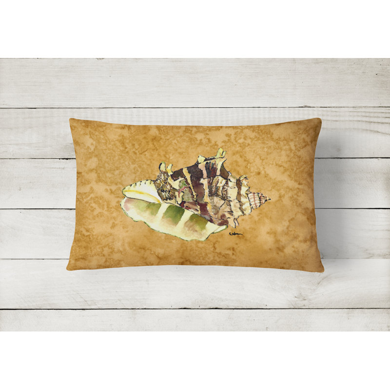 Shells Shell Indoor/Outdoor Throw Pillow