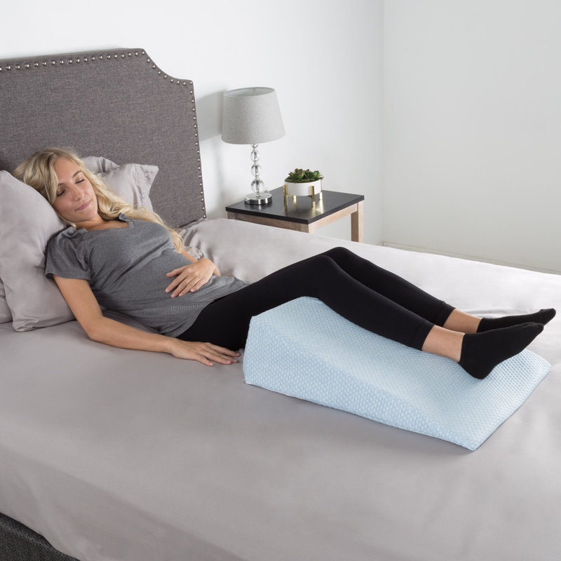 Oreiller de soutien moyen en mousse Newsoms, bleu