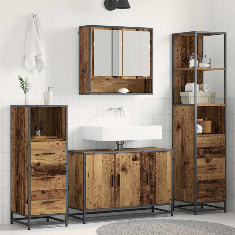 Vanity & Mirror Set