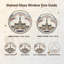 Panneau de fenêtre en verre pour décoration intérieure American Independance USA 250th Anniversary - H 12 po-126676090