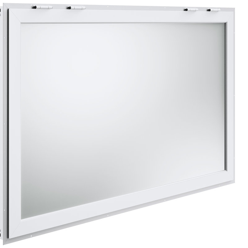 Fenêtre de support en alliage d'aluminium, H 41 po x l 65 po x P 3 po