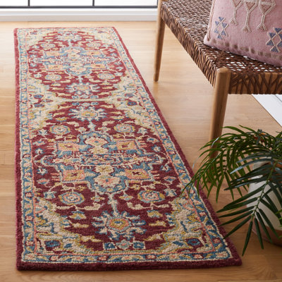 Vahakn Hand Tufted Wool Southwestern Rug