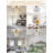 Brown Fandelier Ceiling Fans With Lights, 20" Farmhouse Rustic Chandelier Ceiling Fan Remote Control With 6 Speeds For Bedroom, Nursery, Living Room-669388916