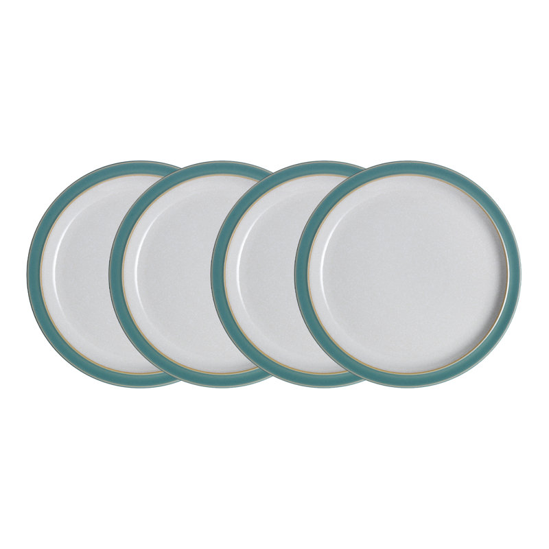 Denby Elements Medium Plates, Fern Green