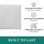 Ensemble de 2 housses de coussin d'extérieur pour chaises de patio 25 po x 25 po x 4 po - Housse seulement