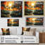 «Orange Palm Trees Mosaic» - impression-349701156-349701124