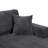 Double-Chaise Corduroy U-Shaped Sectional Sofa-1994672921
