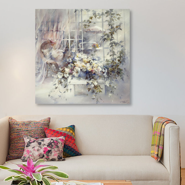 « magnifique moment », reproduction sur toile, H 26 po x l 26 po x P 1,5 po, Pas de tapis, Toile tendue